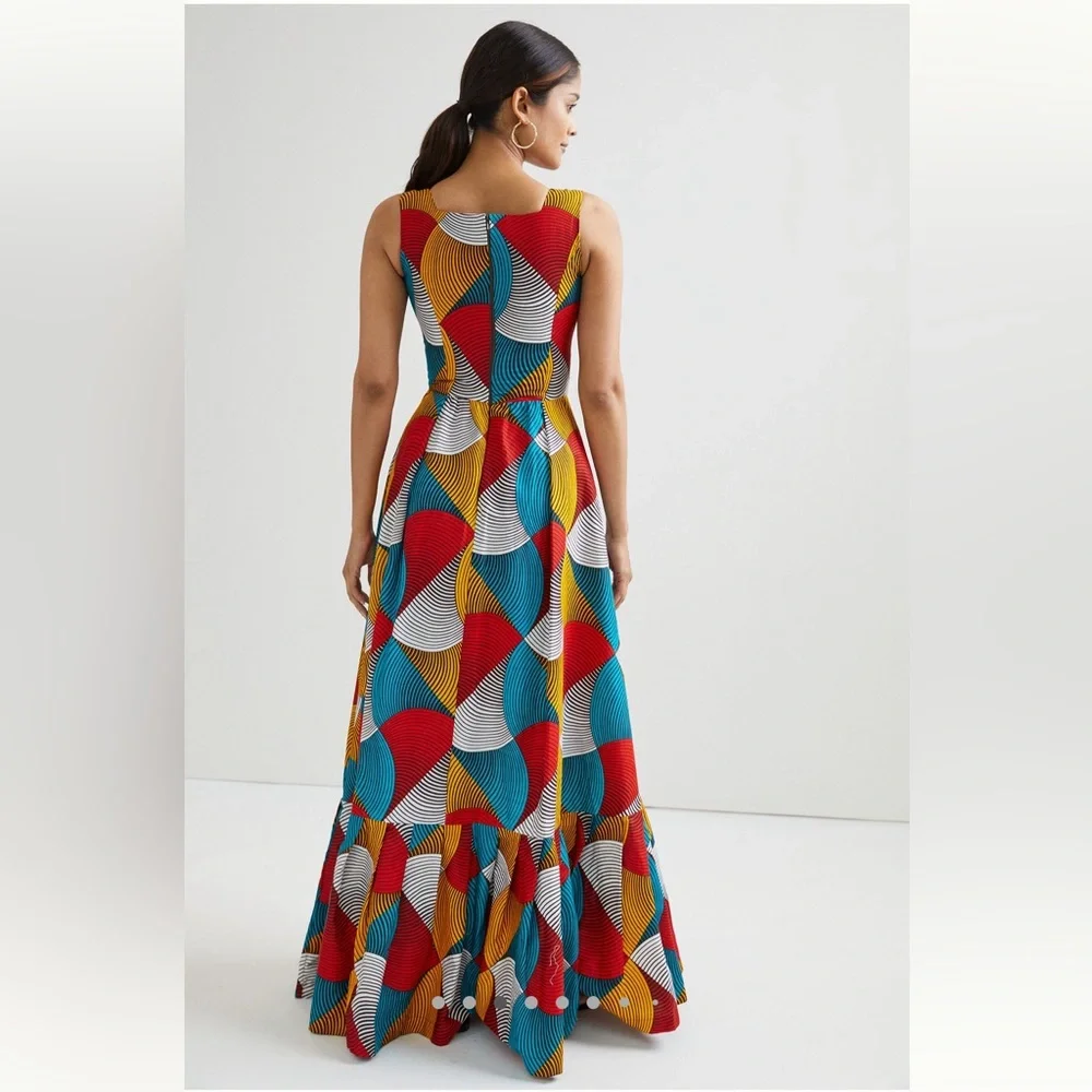 SIKA | Geometric Maxi Dress - Picture 2 of 8